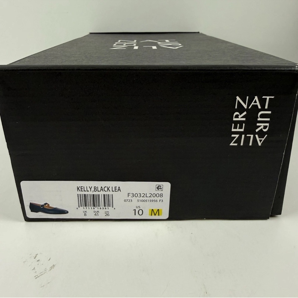 Naturalizer Kelly Mary-Jane Flats Womens 10M Black Leather Buckle NEW - Picture 11 of 11